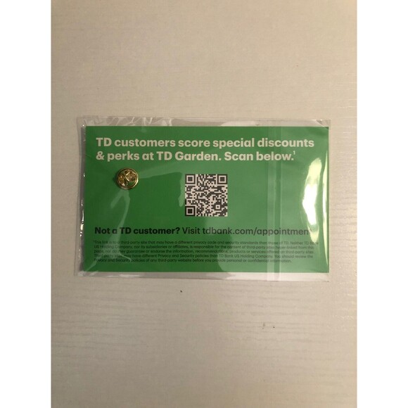 Boston Bruins Centennial TD Bank Limited Edition Lapel Pin - Picture 2 of 2